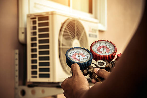 Professional Hvac Maintenance technician working in Coleman, MI